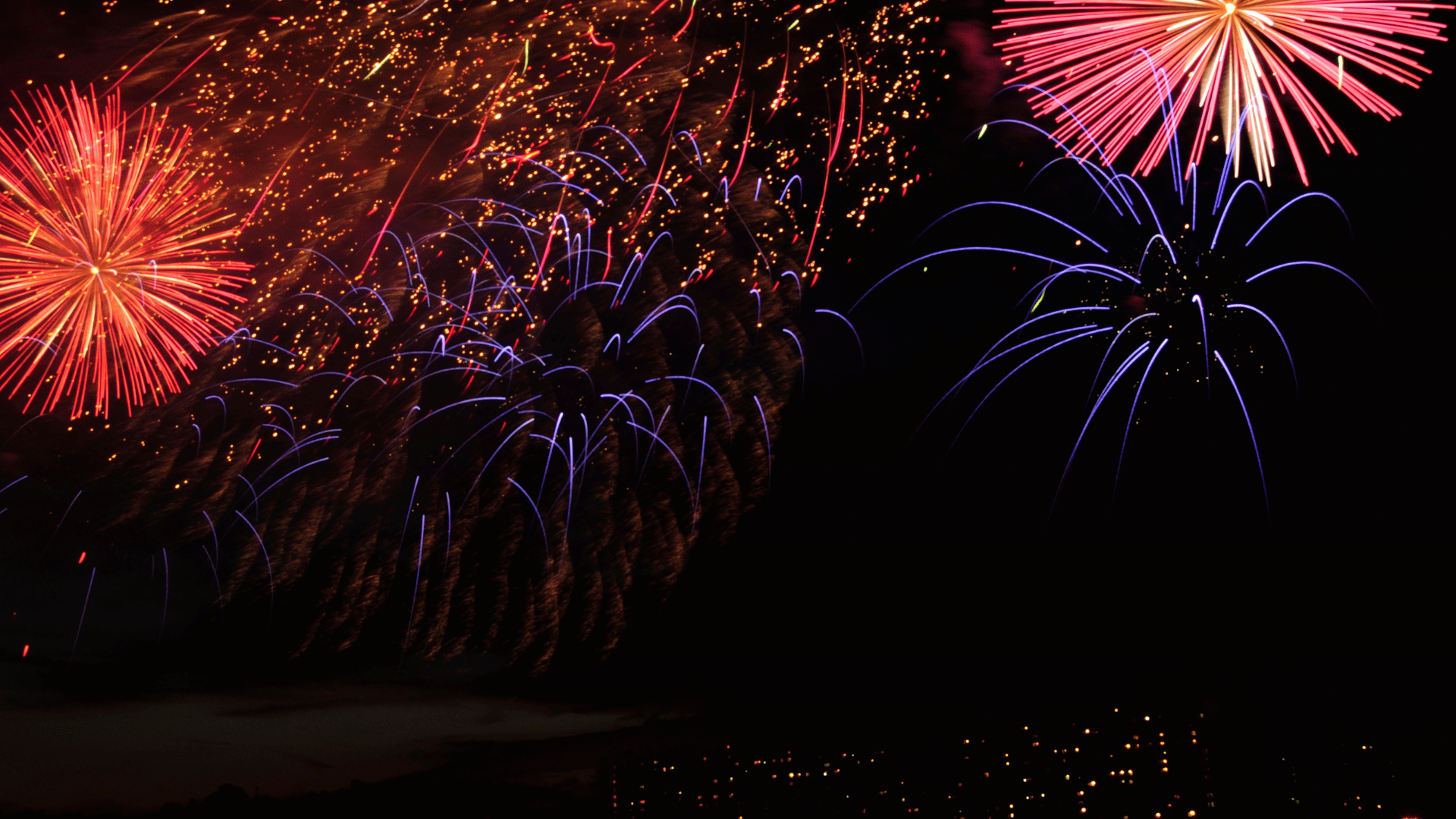 Bodenfeuerwerk Impression